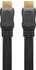 Goobay 61280 - High Speed HDMI™ Flachkabel mit Ethernet, 3 m