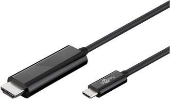 Goobay 77528 - USB 3.1 Kabel, C Stecker auf HDMI Stecker, 1,8 m Goobay 77528 - USB 3.1 Kabel, C Stecker auf HDMI Stecker, 1,8 m