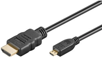 Goobay 53781 - High Speed Micro HDMI™ Kabel mit Ethernet (4K/60Hz), 1,0 m
