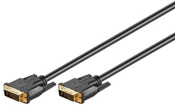 Goobay 69203 - DVI Monitor Kabel DVI-I 24+5 Stecker, Dual Link, 2,0 m