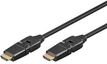 Goobay 61286 - HDMI Kabel Stecker/Stecker, 360&deg;, 4K 60 Hz, 2 m