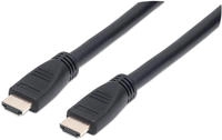Manhattan HDMI Anschlusskabel HDMI-A Stecker, HDMI-A Stecker 10.00 m Schwarz 353977