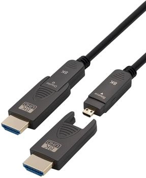 Maxtrack HDMI/Micro HDMI AOC Kabel 8K 60Hz schwarz (C504-10M)