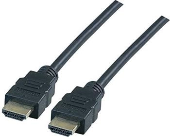 EFB-Elektronik HDMI HighSpeed Kabel mit Ethernet, A-A, schwarz, 4K30Hz, 1m (K5430SW.1)