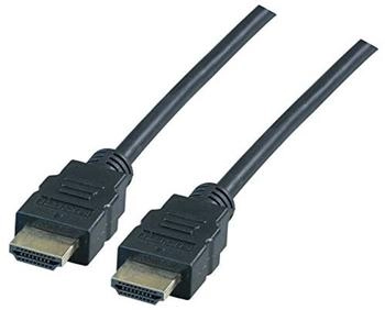 EFB-Elektronik HDMI HighSpeed Kabel mit Ethernet, Typ A-A, 3m, schwarz, 4K30Hz (K5430SW.3)
