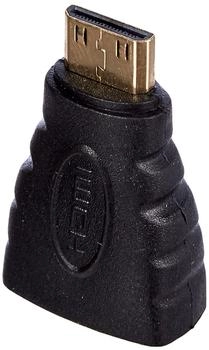 PureLink Mini HDMI auf HDMI Adapter vergoldet 1080p schwarz (X-HA030)