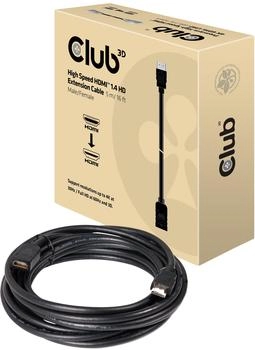 Club3D HDMI-A M/M Extension Cable 5m Black