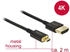 DeLOCK Slim High Speed 4K HDMI Kabel mit Ethernet Typ A/Typ D Micro
