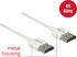 DeLOCK Slim High Speed 4K HDMI Kabel mit Ethernet Stecker/Stecker weiß