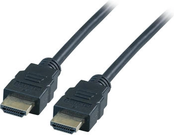 EFB-Elektronik HighSpeed HDMI Kabel mit Ethernet 4K30Hz A-A St-St schwarz (K5430SW.0,5)