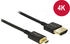 DeLOCK Slim High Speed 4K HDMI Kabel mit Ethernet Typ A/Typ D Micro