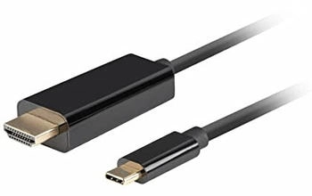 Lanberg USB-C to HDMI Cable 4K 60Hz 0.5m Black