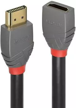 Lindy HDMI High Speed Anthra Line Cable M/M 3 m Black