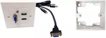 VivoLink Wanddose HDMI + USB + VGA (WI221293)