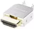 BKL Electronic HDMI Male Panel Mount 0905004 Silver