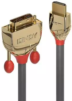 Lindy HDMI to DVI Cable Gold Line (0.5 m)