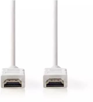 Nedis HDMI Cable with Ethernet 4K 60 Hz (2 m) White