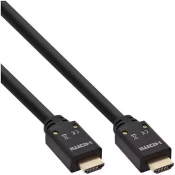 InLine Active HDMI Cable with Ethernet (25 m) Black
