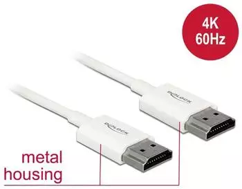 DeLock HDMI Cable 85126 High Speed with Ethernet 4K (1.5 m)