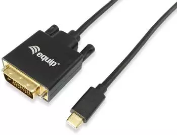 Equip USB-C to DVI-D Dual Link M/M Cable (1.8 m)