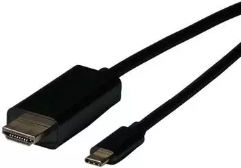 EFB-Elektronik Videokabel-Adapter USB Typ-C auf HDMI 4K 2m schwarz (EBUSBC-HDMI-4K30K.2)