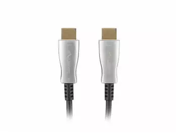 Lanberg HDMI-Kabel M/M V2.0 AOC optisch 30m 4K schwarz (CA-HDMI-20FB-0300-BK)