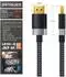Primewire HDMI-Kabel 2.1 8K@120Hz / 4K@240Hz Ultra High Speed 5m, schwarz/silber (HDMI 2.1 5m)