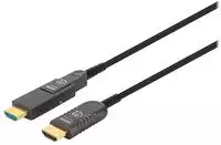 Manhattan 355520 HDMI-Kabel 30 m HDMI Typ A (Standard) HDMI Typ D (Mikrofon) Schwarz