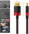 Primewire HDMI 2.1 Kabel 8K@120Hz / 4K@240Hz, 3m, schwarz/rot