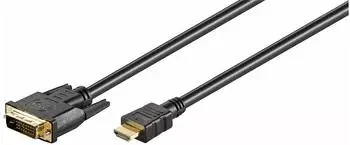 MicroConnect HDMI auf DVI-D (24+1) Dual-Link Kabel 5m (HDM192415)