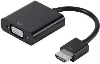 Vivanco HDMI-Stecker auf VGA-Buchse Adapter mit 3,5mm-Audiobuchse (47143)