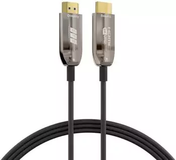 EFB-Elektronik HDMI AOC Glasfaserkabel 8K60Hz 48Gbit/s 30m schwarz (HDMI-21-00008)
