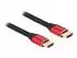 DeLock Ultra High Speed HDMI-Kabel 8K 60Hz 48Gbps 3m schwarz/rot (85775)