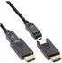 InLine HDMI AOC Kabel Ultra High Speed 2.1, 8K/4K, abnehmbare Stecker, 40m (17940O)