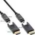 InLine HDMI AOC Kabel Ultra High Speed 2.1, 8K/4K, abnehmbare Stecker, 40m (17940O)