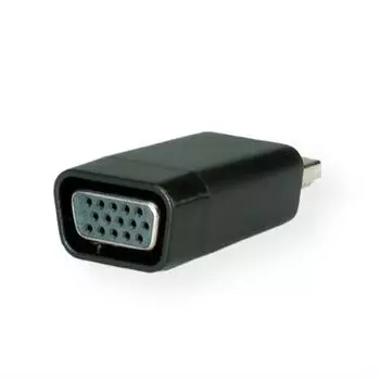 Value HDMI-VGA Adapter, HDMI Stecker / VGA Buchse, schwarz (12.99.3113)