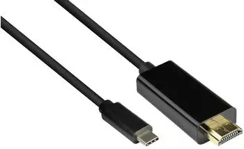 Good Connections Adapterkabel USB-C auf HDMI 2.0, 4K/UHD 60Hz, schwarz, 5m (GC-M0103)