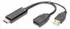 Digitus HDMI auf DisplayPort Adapter 4K, 0,2m (AK-330101-002-S)