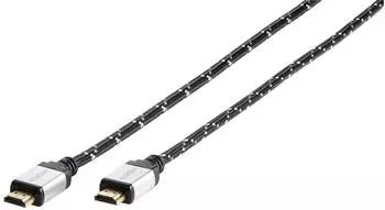 Vivanco Premium High Speed HDMI-Kabel mit Ethernet, 2m, vergoldete Kontakte (42201)