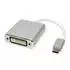 Roline Display Adapter USB-C auf DVI Stecker/Buchse, 0,1m (12.03.3205)