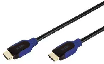 Vivanco High Speed HDMI-Kabel mit Ethernet, 4K, 5m, blau (42964)