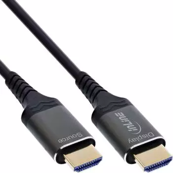 InLine HDMI AOC Glasfaserkabel Ultra High Speed 2.1, 8K 60Hz, 25m (17925X)
