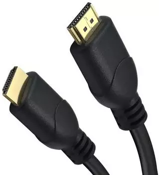 Helos HDMI-Anschlusskabel Stecker/Stecker 4K schwarz 2m (288392)