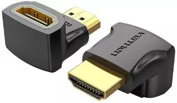 Vention AIOB0 HDMI-Adapter 90° Stecker auf Buchse, schwarz (AIOB0)
