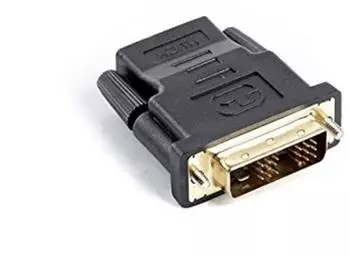 Lanberg AD-0013-BK Kabeladapter HDMI Buchse auf DVI-D 18+1 Single Link, schwarz (AD-0013-BK)