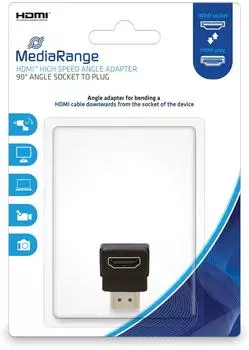 MediaRange MRCS166 High-Speed-HDMI-Winkeladapter 90&deg;, schwarz (MRCS166)