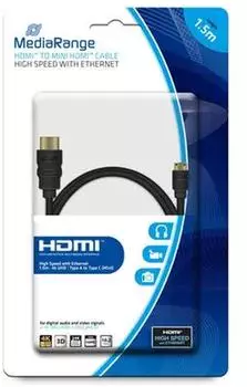 MediaRange HDMI auf Mini-HDMI Kabel 1,5m (MRCS165)
