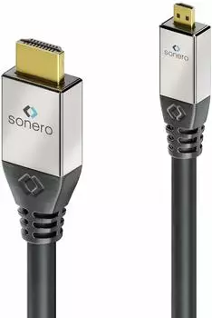Sonero HDMI auf Micro HDMI Kabel 1,0m (S-HC300-010)