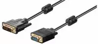 Goobay 93260, Goobay D-Sub 15 Pol - DVI (2 m, VGA) (93260)