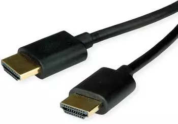 Roline HDMI High Speed Kabel mit Ethernet, Slim, 4K 60Hz, 3m (11.04.6018)